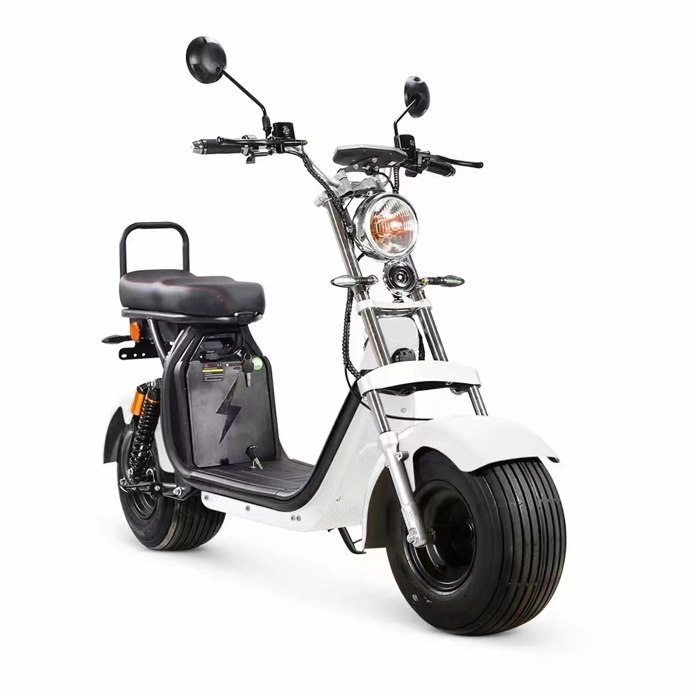 Factory EEC COC 60V 20Ah E Scooter Lithium Battery Adults Electric Bike Citycoco 2 Wheel Fat Tire Scooter Motorcycles
