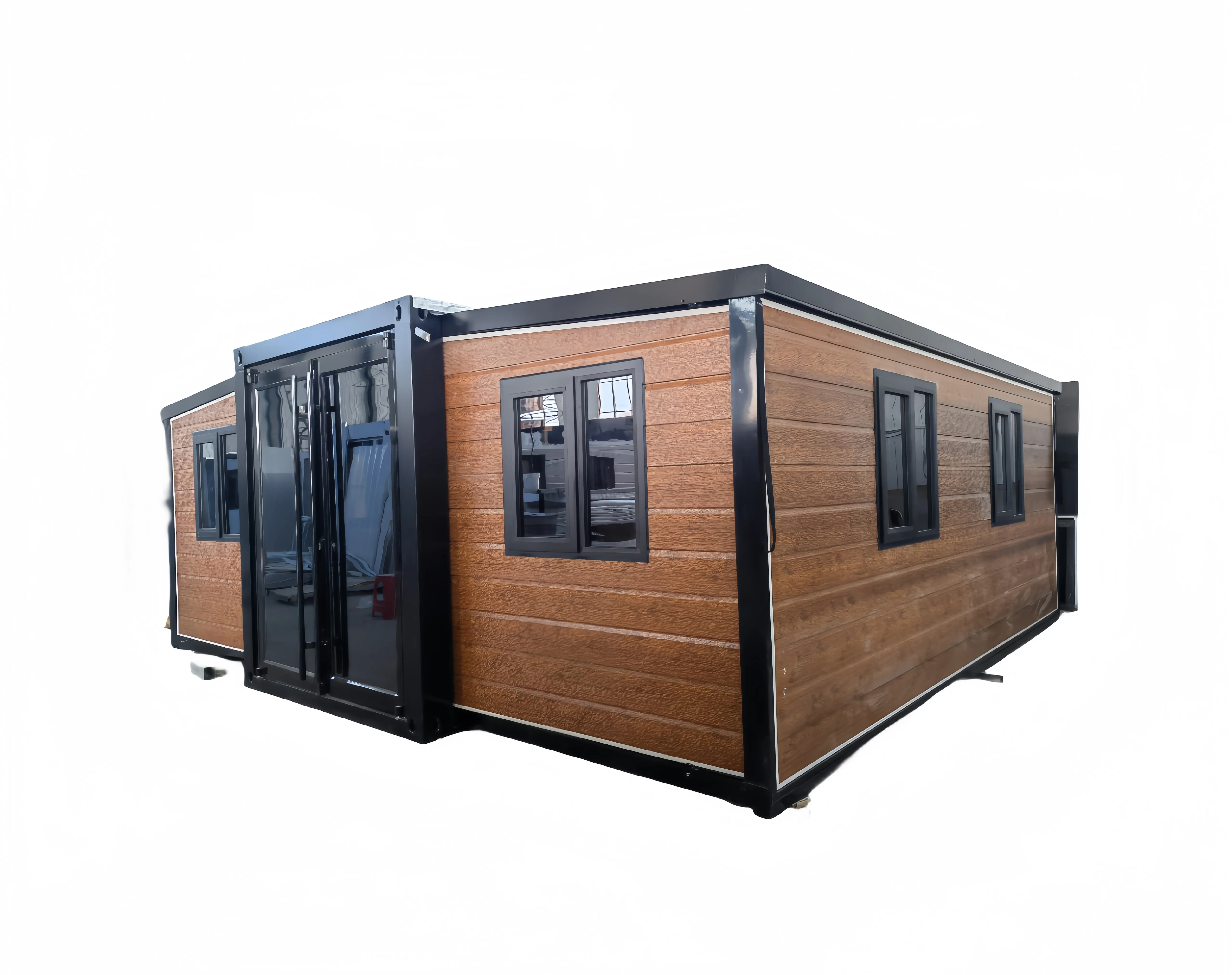 20FT 2 Bedrooms Fast Assembled Home Foldable Portable Movable Prefabricated Expandable Container House with Full Bathroom