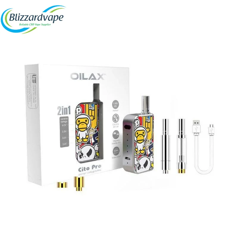 Cito Pro Kit Box Battery 400mah Capacity 12 Pattern Mixed Color Preheating Battery