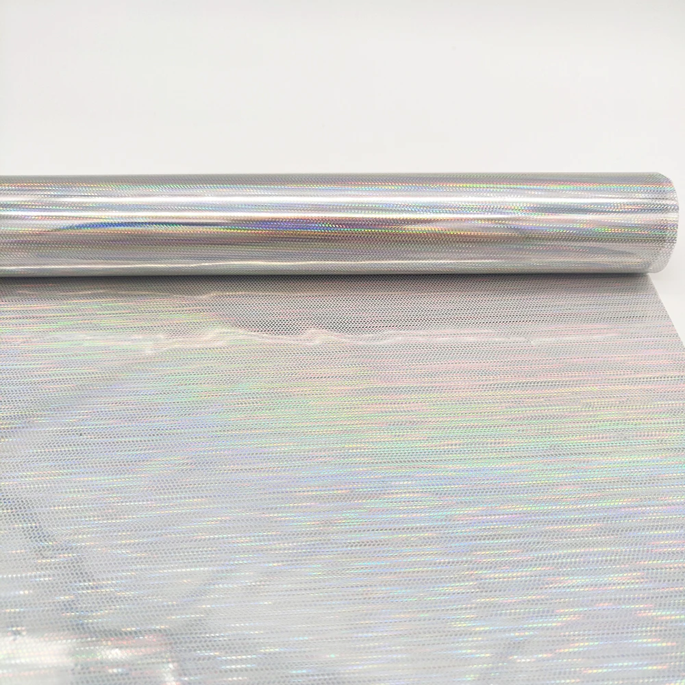 Бесплатный образец голографическая цветная голографическая Лазерная теплопередающая пленка для кожи