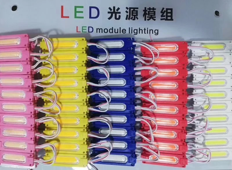 DC12v 24V 2w COB LED Module Light Injection Module Len Car Truck Module Red Yellow Pink LED Sign Backlight Advertise Light