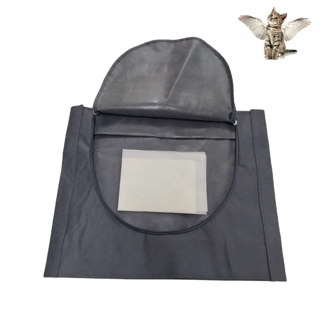 Eco Friendly Pet Body Bag Euthanasia Transport Bag Urn For Burial