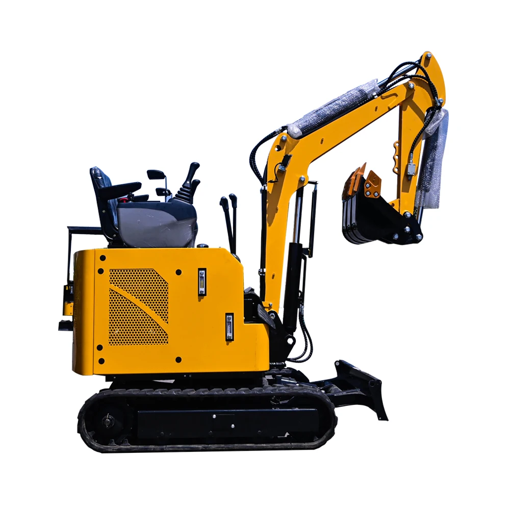 1200kg Home Use Mini Excavators Famous Motor Cylinder Power 1.7 Ton Digger Small Compact Hydraulic Crawler Excavator
