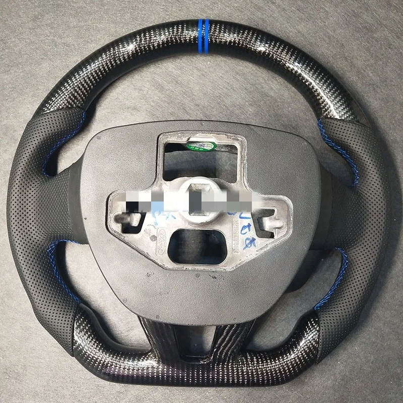 Customized Carbon Fiber Steering Wheel For For Ford Focus 4 MK4 2014 2015 2016 2017 Accessories