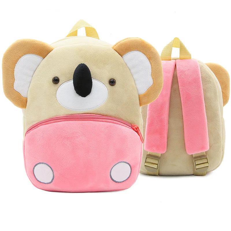 Custom Fashion 3D Cute Unicorns Children Girl Boys Cartoon School Book Bag Animal Plush Children Kids Backpack for Kids