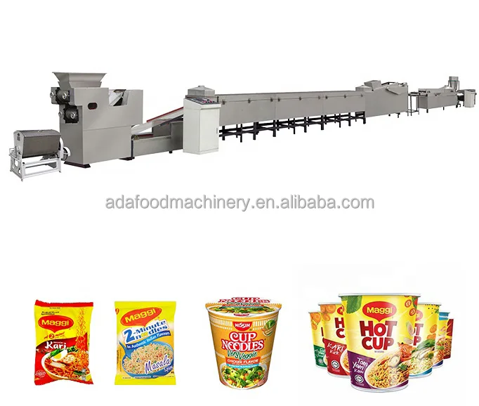 Ada Apply To Factory Maggie Fried Instant Noodle Samyang Noodles Production Line
