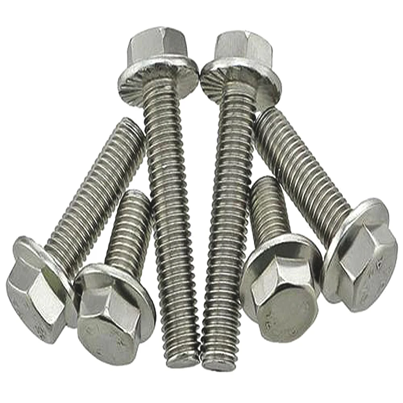 ANSI/ASME B18.2.1 Compliant 304 Stainless Steel Hexagon Head Bolt 1/4-20*1/2 A2-70 Plain Finish ISO Wash White Bolts Category