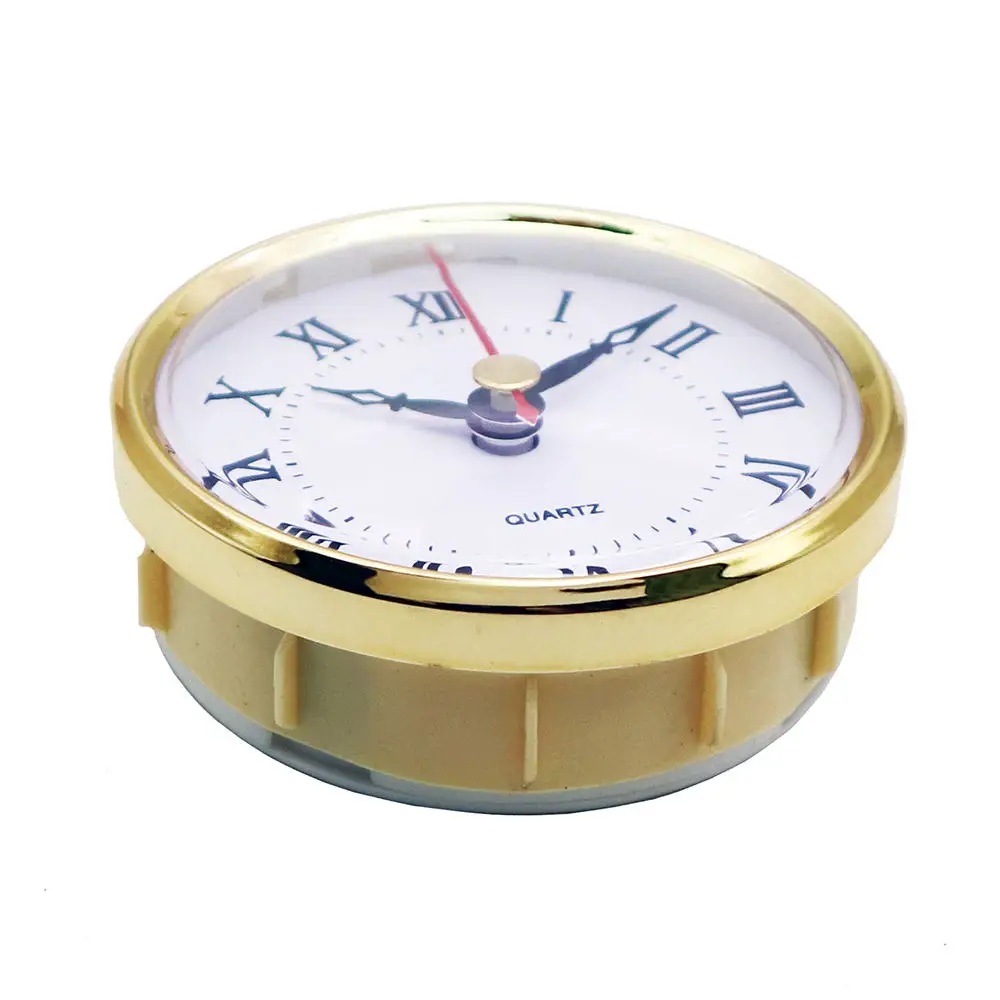 European Roman inserts table clock insert Alphabet Analogue wall quartz clock for living room Home decoration