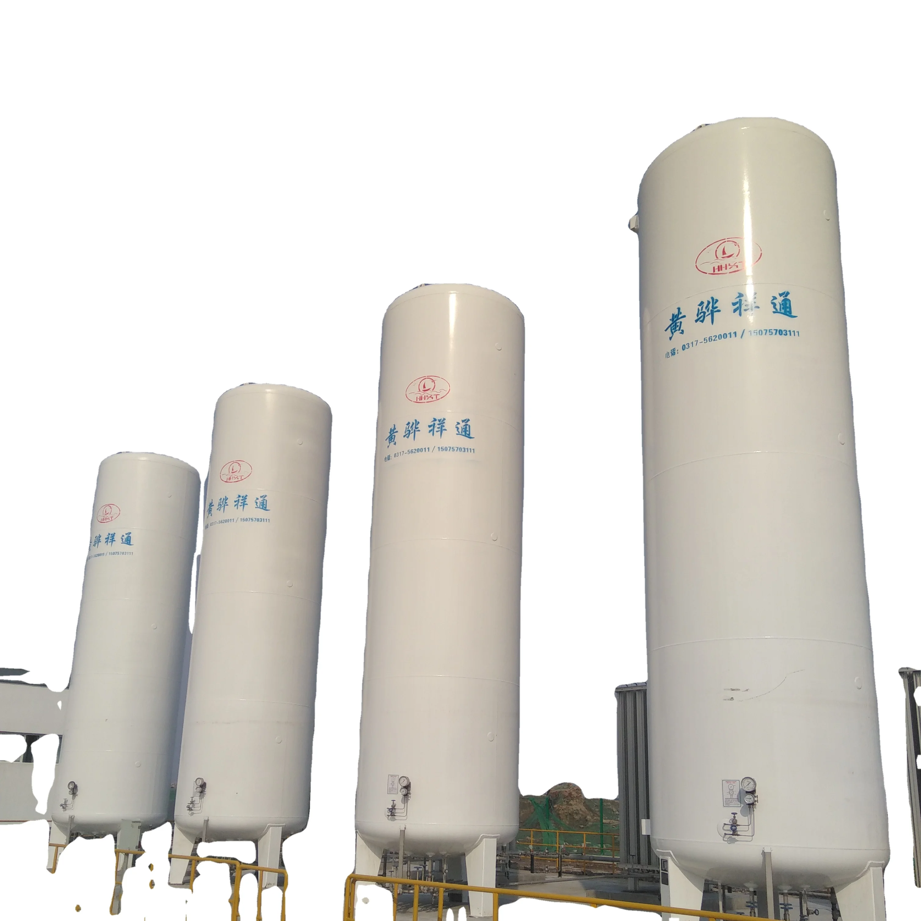 20m3 1.6 mpa Vertical Cryogenic Liquid Oxygen/Carbon Dioxide/Nitrogen Storage Tank Pressure Vessel