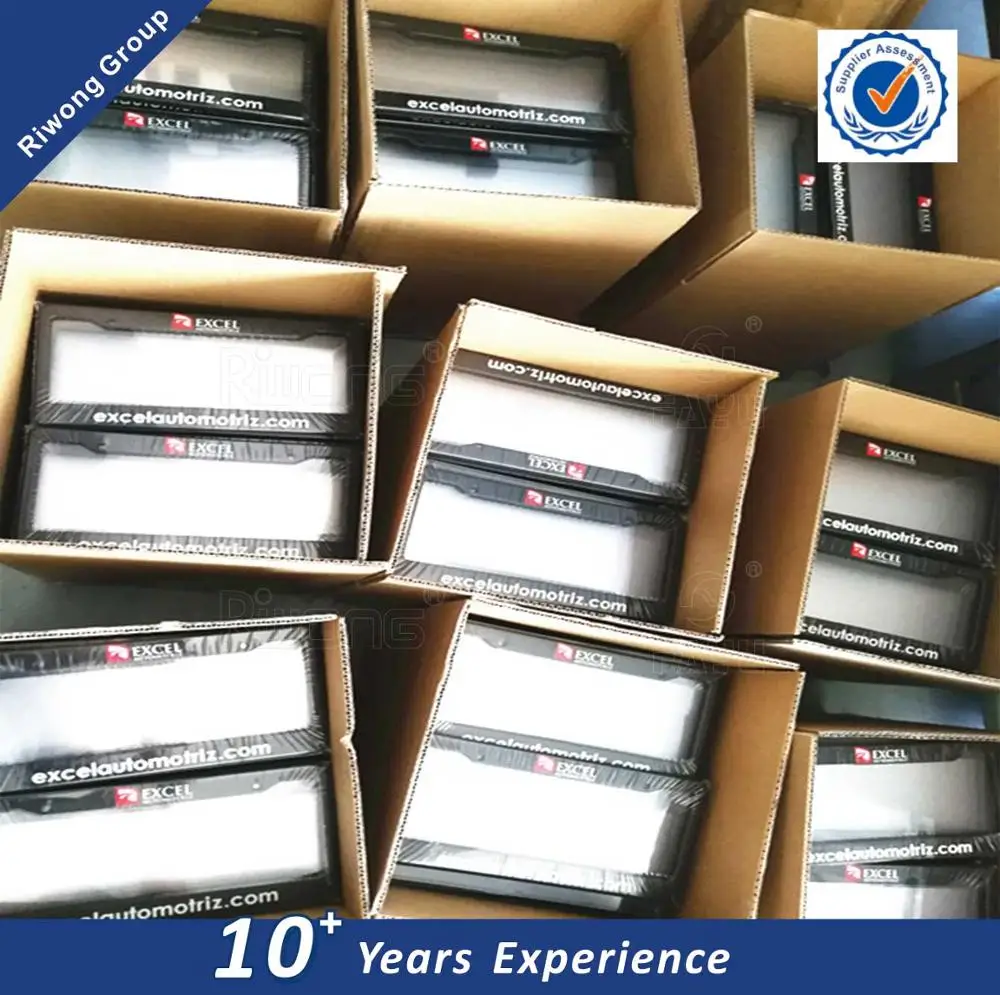 
plastic license number plate surround for australia market 