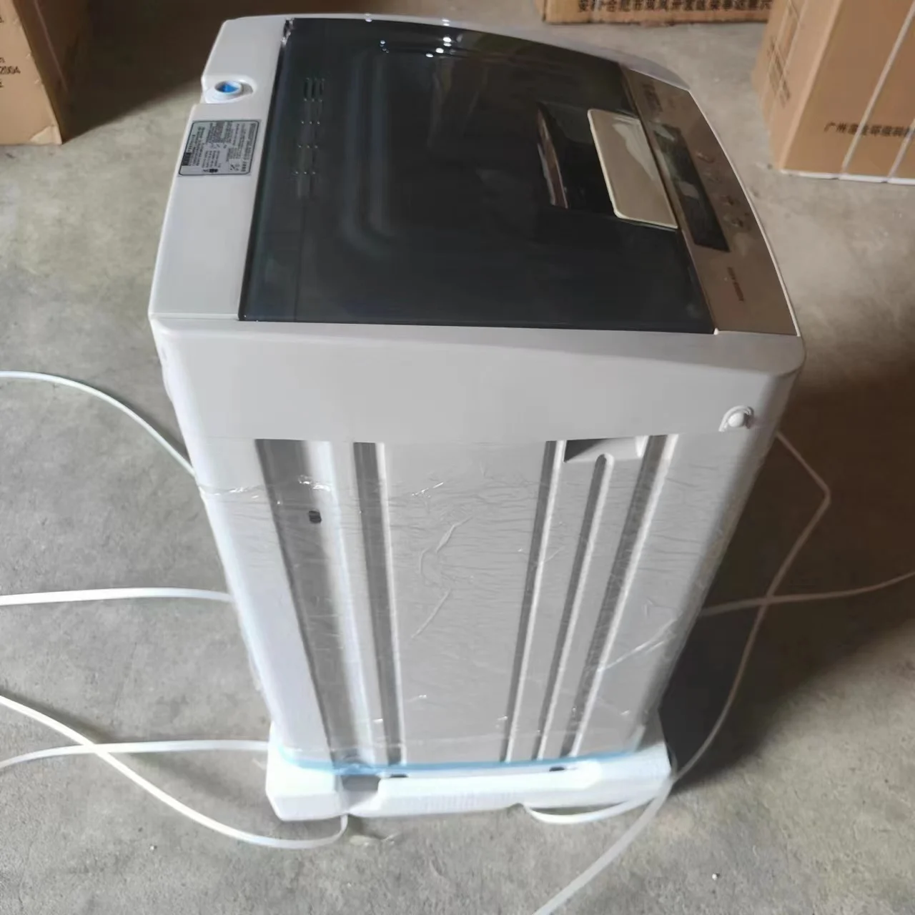 Hot selling 8.5kgs big capacity touch screen multi purpose automatic washing machine with dryer