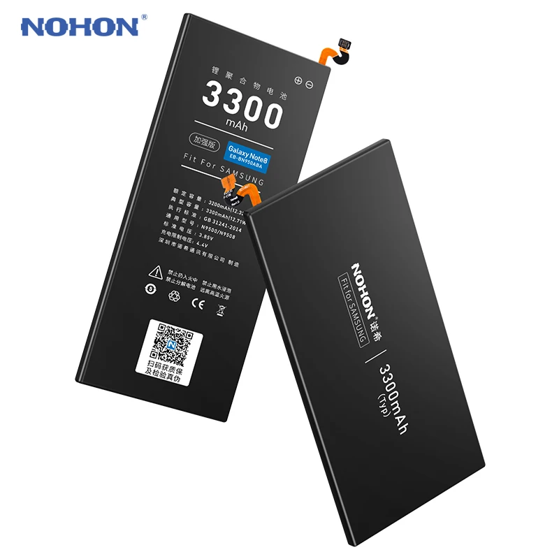 Аккумулятор NOHON для Samsung Galaxy Note 8 Note8 N9500 N9508, 3300 мАч