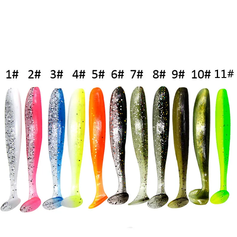 Easy Shiner 11colors soft lure Fishing lure Shad Silicone bait Soft Plastic Bait Feeder For Pike fishing