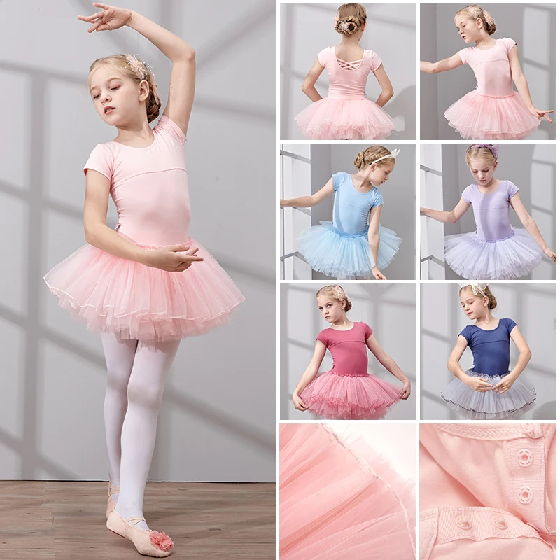 spandex gymnastics leotards for girl Toddler Dance Costumes Outfit for Kids leotardo ballet gymnastics-leotard
