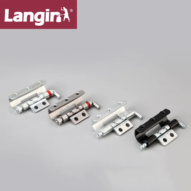 Langin  removable pin cabinet hinge with red shaft clamping ring