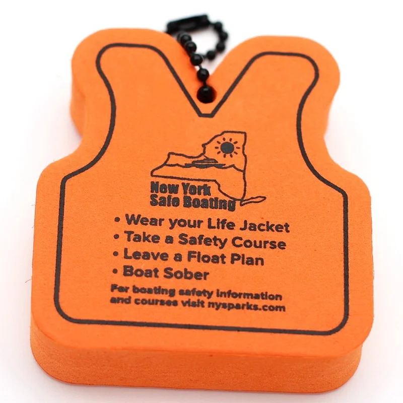 Original Factory Competitive Price Promotional Customized eva foam floating keychains T-shirt shape float eva keychain