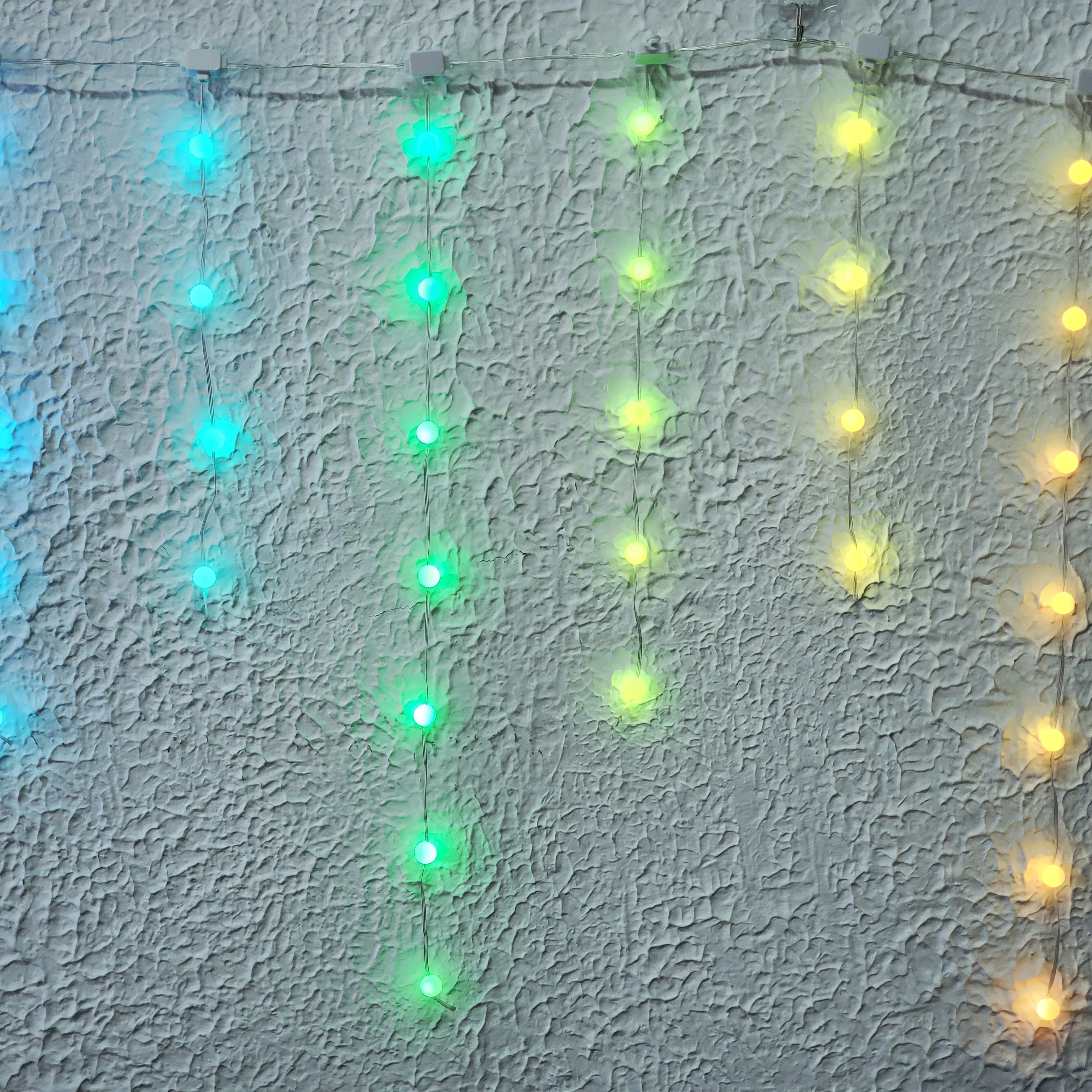 Wedding decor luces de navidad novedades musical string tuya fairy light led curtain lights outdoor twinkle light curtain