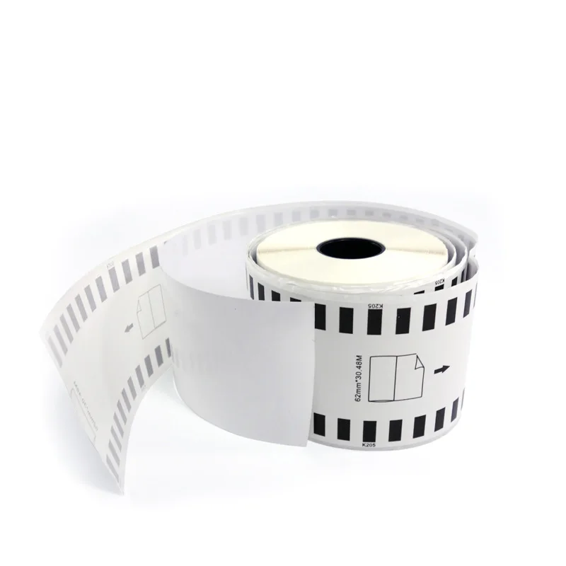 DK22205 DK-22205 DK 22205 DK 2205 62mm*30.48mm packing label direct thermal shipping continuous labels roll