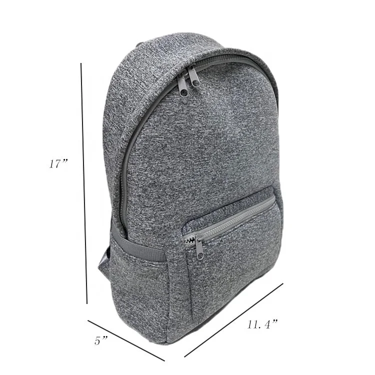 custom hot selling school backpack bag fashion waterproof neoprene backpack tote bag