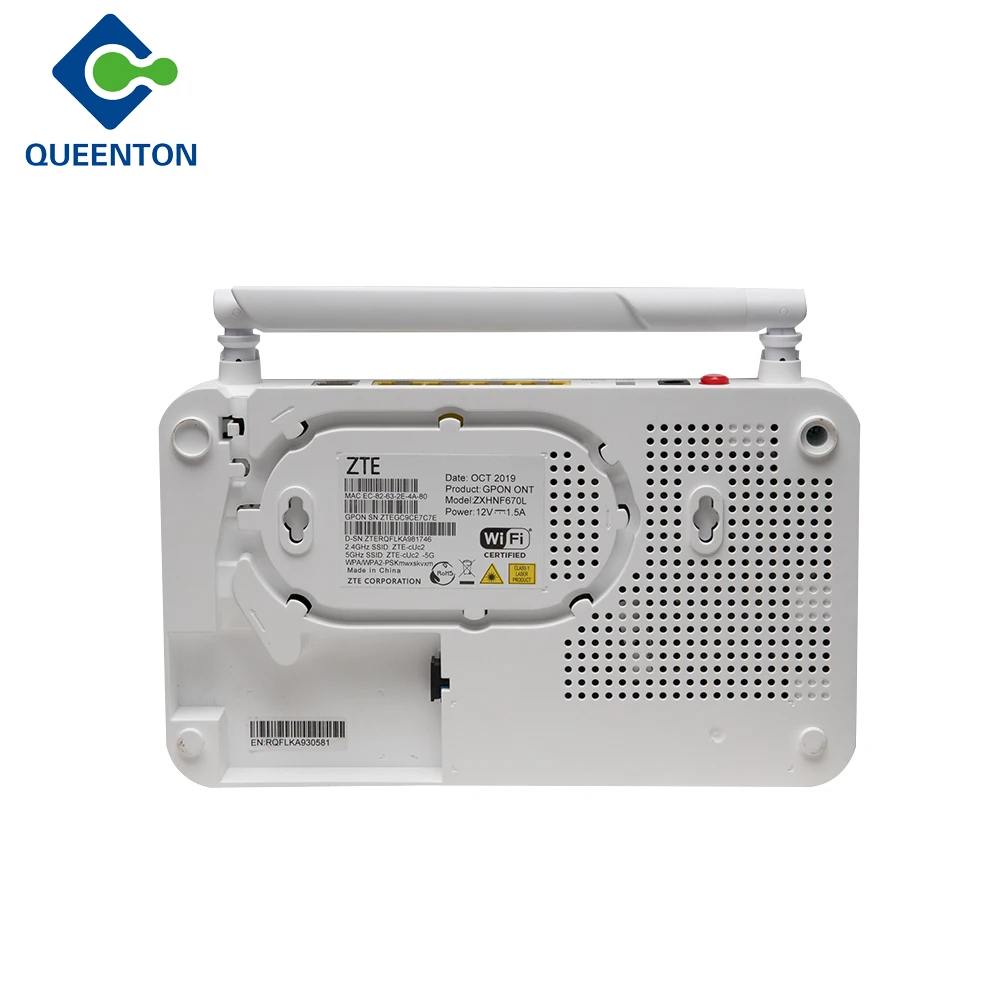 Двухдиапазонный Wi-Fi роутер FTTH Zte F660 V8 F609 V5.2 Gpon Epon Onu V6.0 Modems Ont V5.0 ZTE