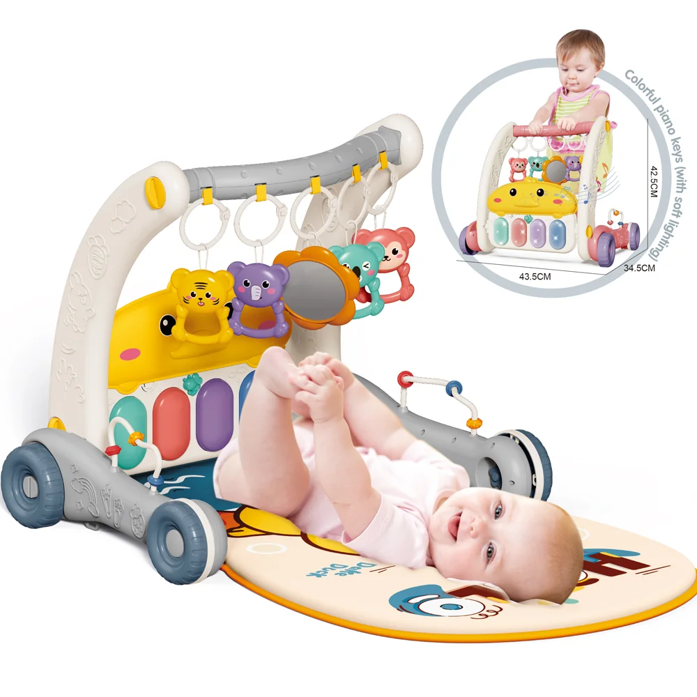 Round bead toys, musical instruments, mirrors, bell pads, piano stands, activity gyms, baby walkers
