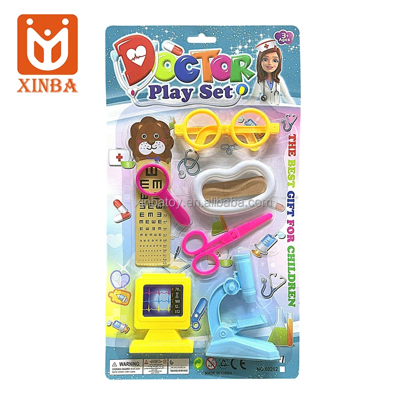 Wholesale Cheap Promotional Pretend Play Doctor Toy Set Medical Kids Toddler Learn Toy