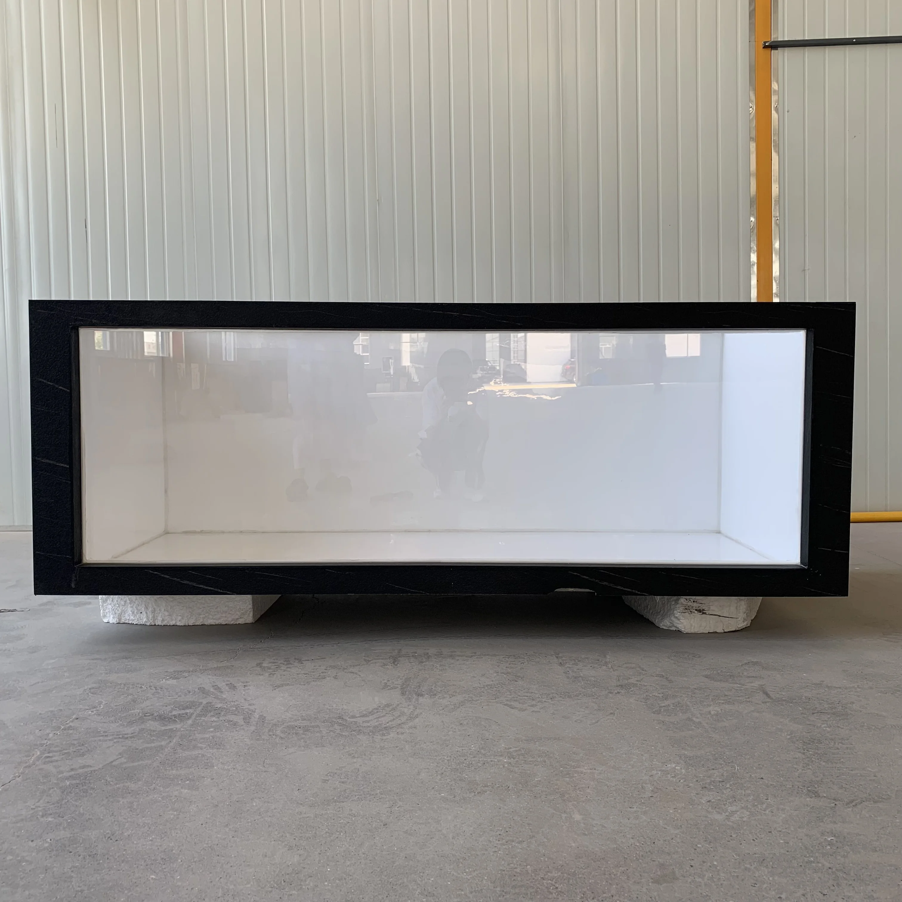 artificial indoor fiberglass luxury aquariums 10000 liter filter large glass bio flock koi fish aquarium tank for sale