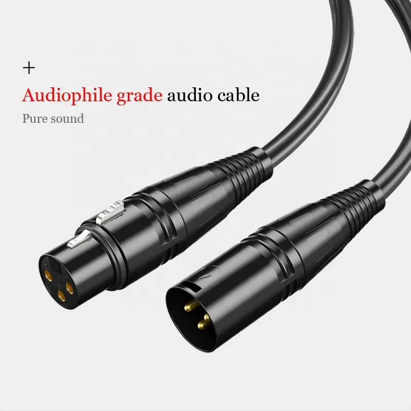 3 Pin professional XLR cable Male to Female Microphone Audio Cable DMX xlr pro