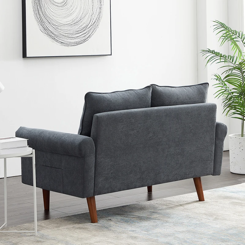 High Quality Home Living Room Furniture Velvet Fabric Living Room Sofas Set