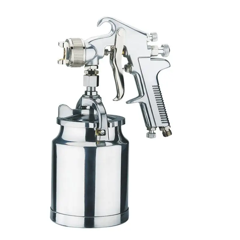 Durable Portable Metal Aluminum Alloy Body Paint Suction Air cordless Spray Gun For Car Decoration