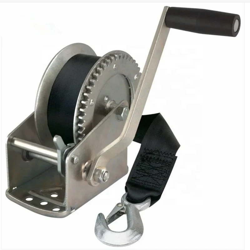 OEM Service Provided Hand Winch Heavy Duty Steel Cable Crank Gear Winch Boat Trailer