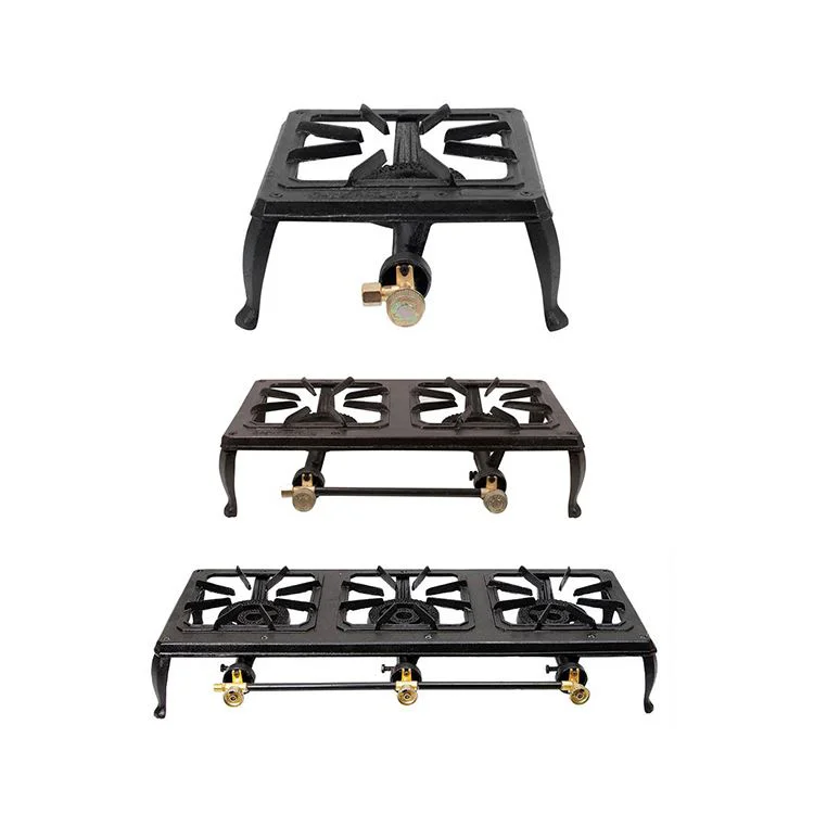 China Manufacturer Factory Price Portable Wok Burner Cast Iron Gas Double Stove