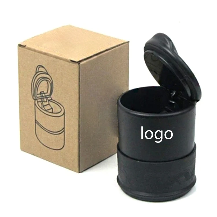 
Custom Logo Cigarette Cigar Ash Tray Cigar Holder Fit Advertising Gifts Car Ashtray With Led Light 