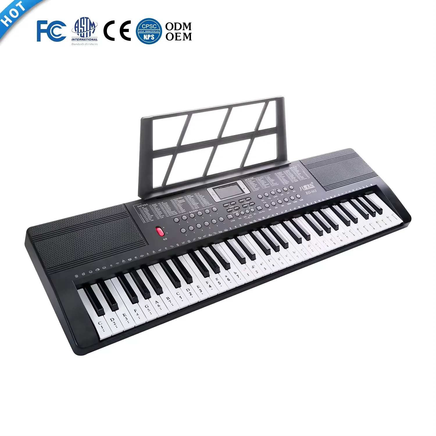 Electronic Keyboard Music Keyboard Piano Instrument Programming Record Playback Function High Quality Electronic Organ