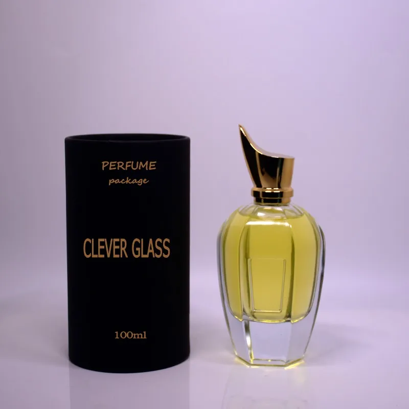 cheap price 30ml 50ml 100ml empty glass spray bottle Arab design glass perfume bottle with golden cap