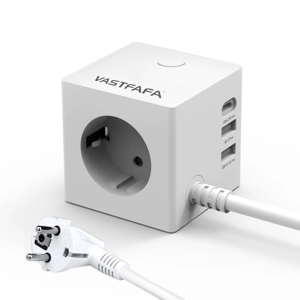 new extension socket usb smart power strip surge protector overloaded protection travel powercube
