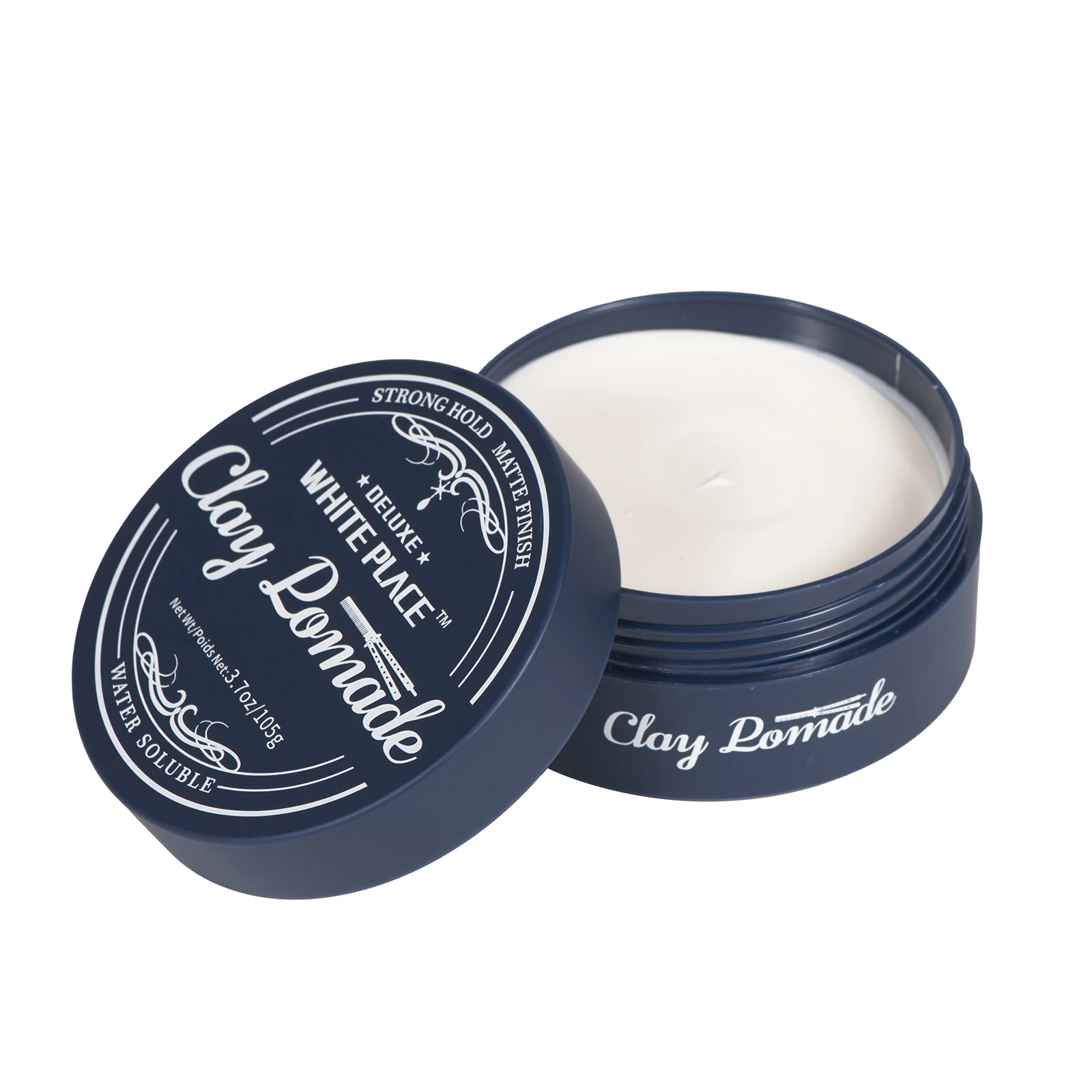 White Place Brand Hair Hair Styling Paste Kaolin Material Hair Wax Clay Extreme Hold