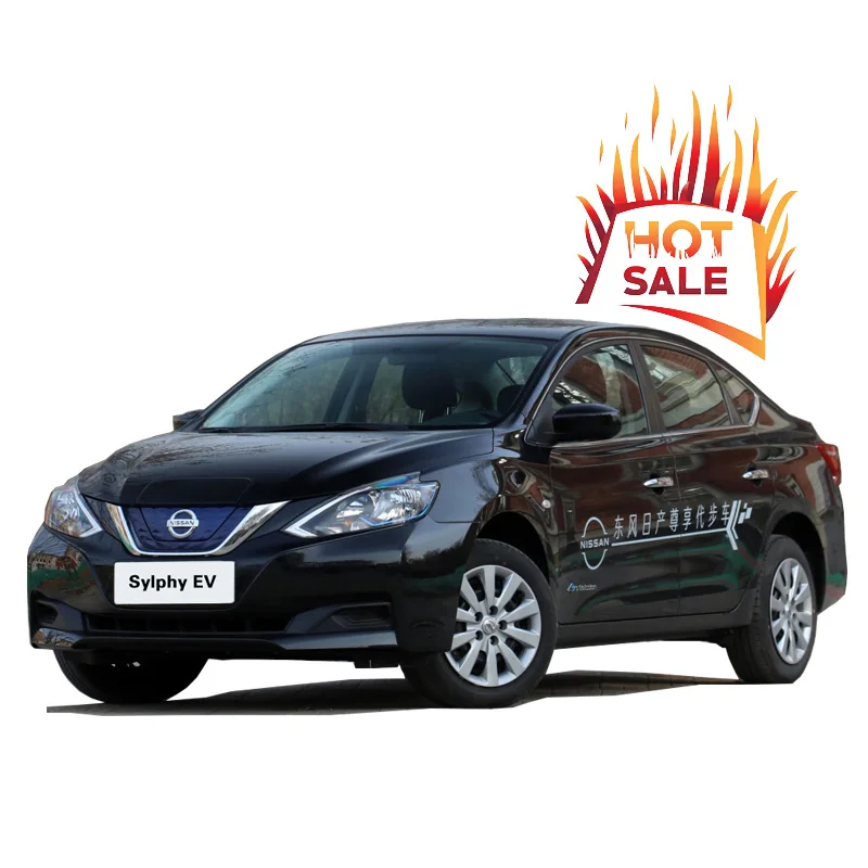 Wholesale Dongfeng car Nissan Sylphy EV 2019 auto 5-seat 109Ps 338km range cheap ev car new energy vehicle electric new cars