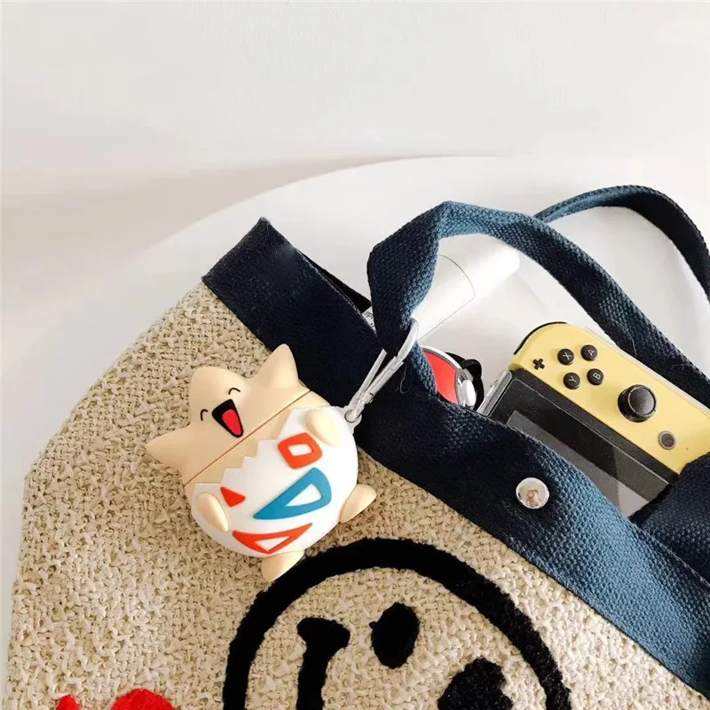 poke mon wireless earphone buds cartoon Eevee Squirtle protect earbuds anime air ear buds case poke mon