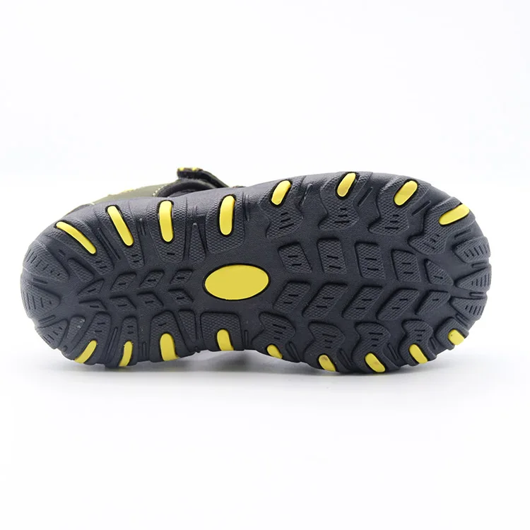 
Pig skin Special Webbing Kids Outdoor Kid Pu Sport Leather Sandal Toe Closed Shoes 