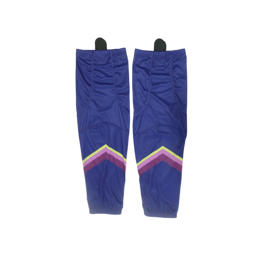 Coolmax fabric full sublimated print custom sizes and designs hockey socks hockey game practice socks