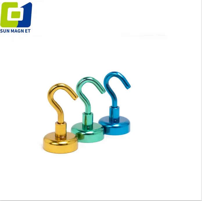 gold plated cylinder neodymium magnets for jewelry