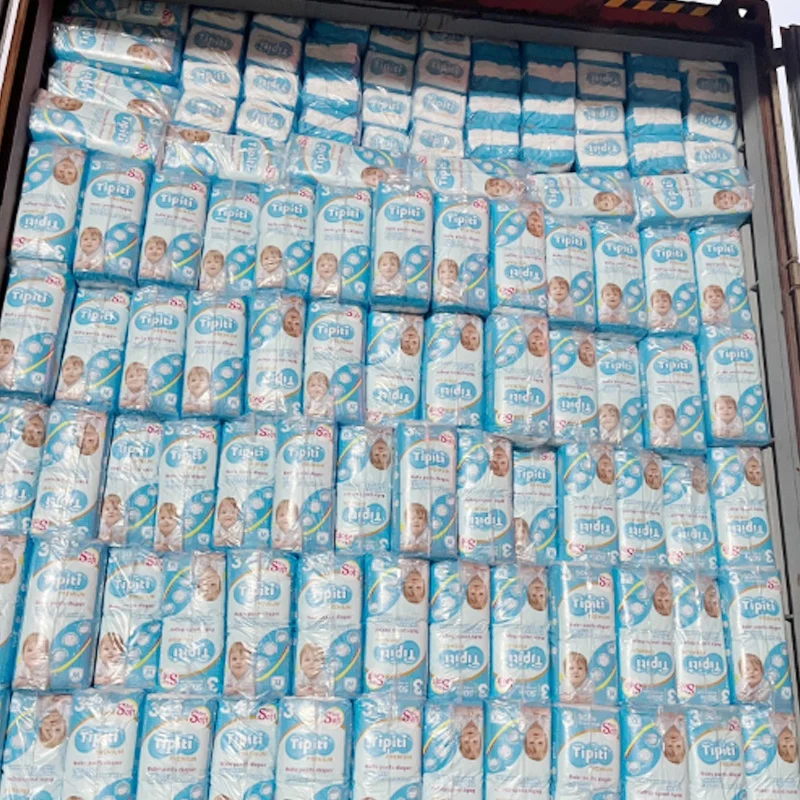 Tipiti Best Price New born Disposable Ultra Absorbent Nonwoven Fabric Baby Pants Diaper For Babies