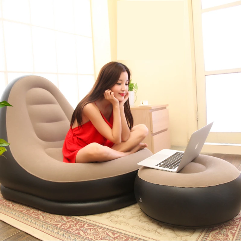 Надувной диван-кровать Smart-Furn из ротанга украшение для отдыха на открытом воздухе портативная уличная мебель пляжа кроссовера автомобиля