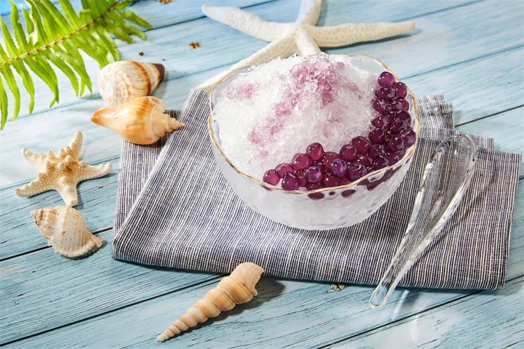 Wholesale Bubble Tea Ingredients Taro Flavor Raw Tapioca Pearl Ball 9.5mm Made In Taiwan