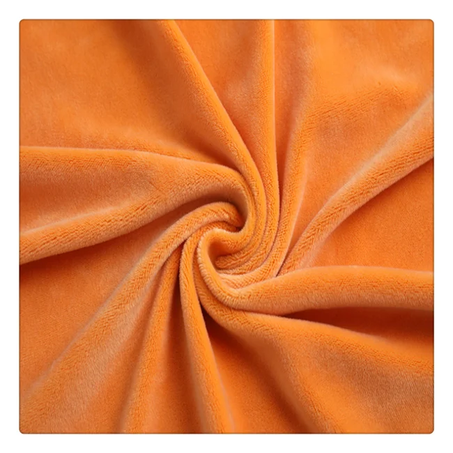 
100% polyester super soft plush fabric for baby blanket 