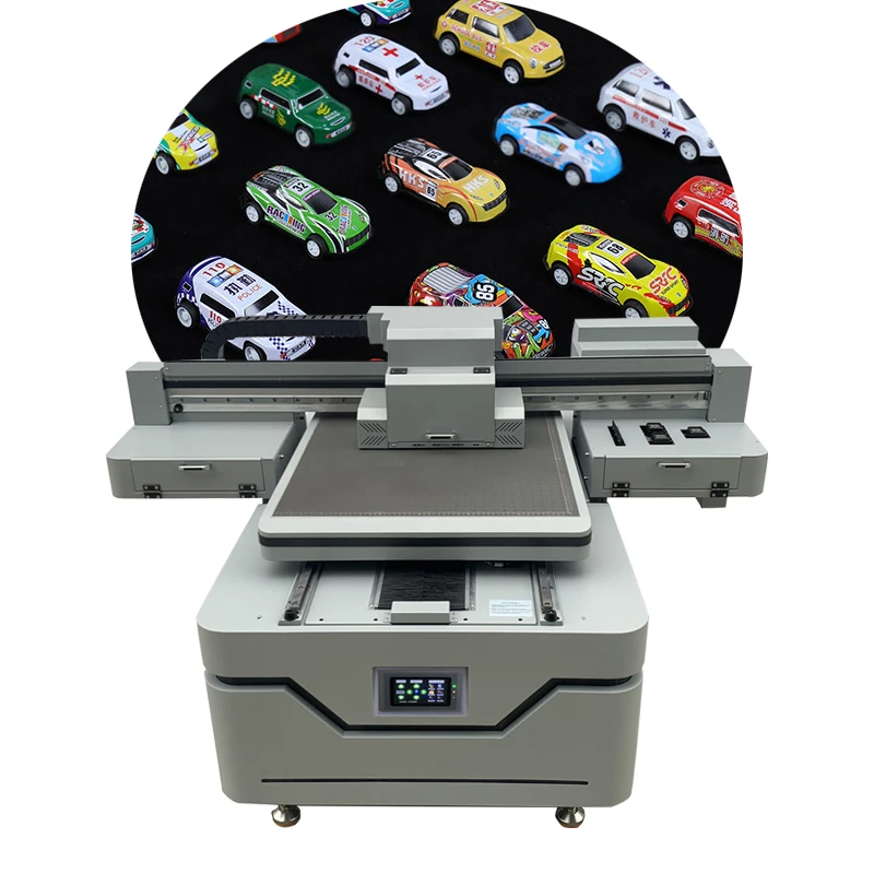 High Speed UV Flatbed Printer with Visual Positioning CCD for Acrylic/Candle/Phone case/Bottle/Cup/Lighter/Label/Box/Suitcase