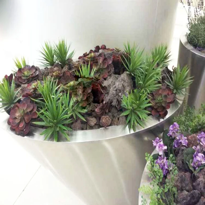 CBMmart Custom Nice Art Planters Fiberglass Garden Outdoor Planters Large Flower Pot