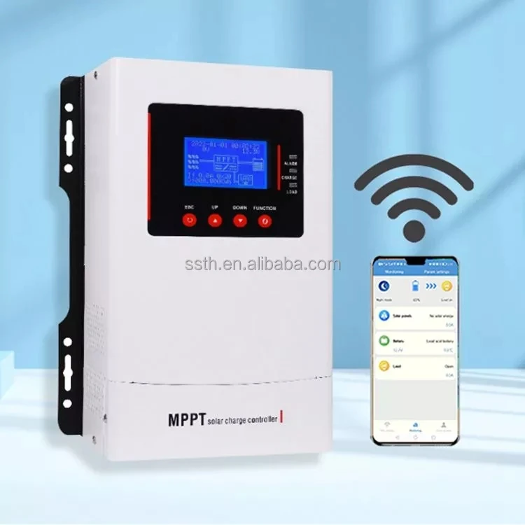 Wifi Remote Control solar controller wifi 12v 24v 36v 48v  40a 50a 60a Mppt Solar Charge Controller