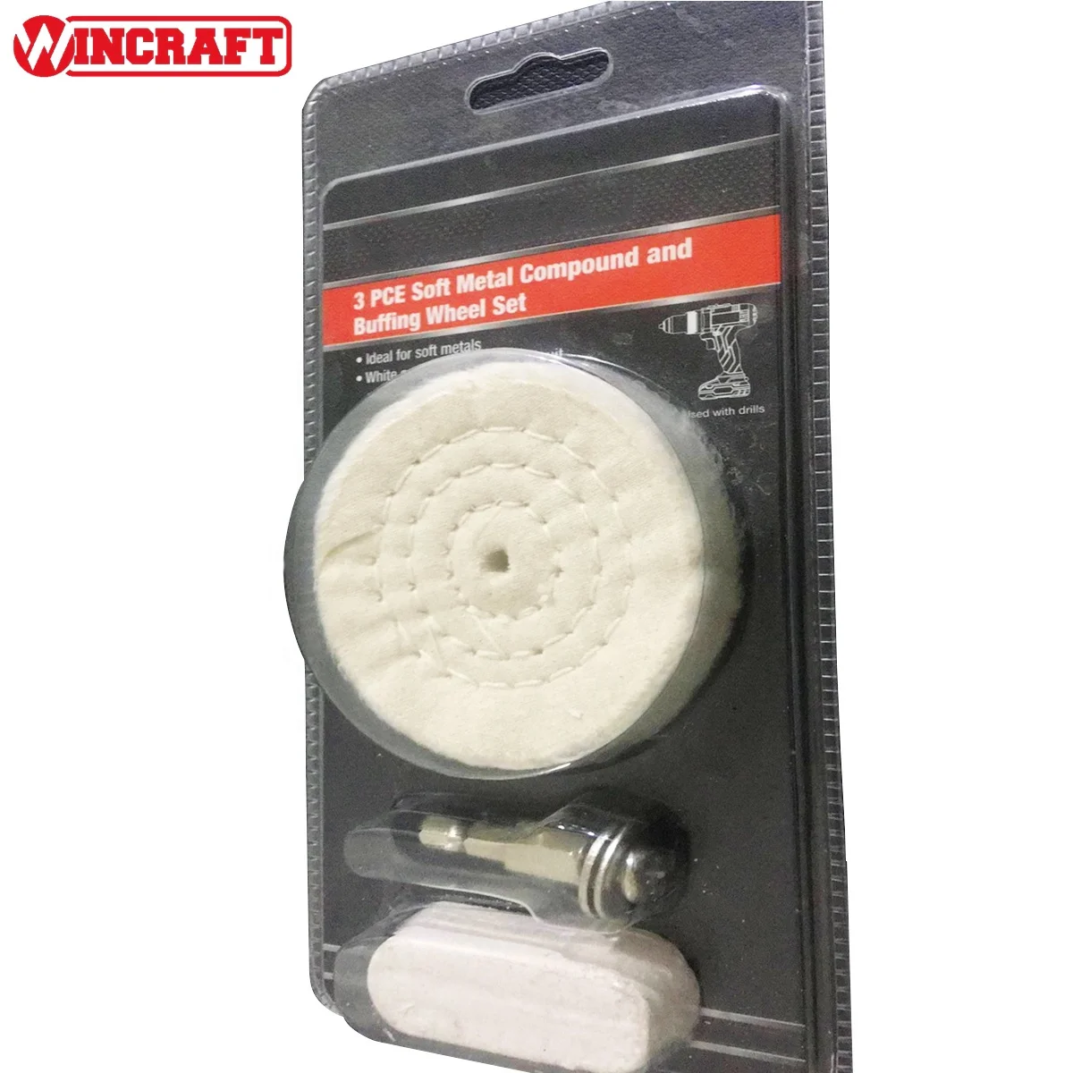 75mm Soft Metal Compound And Buffing Wheel Set